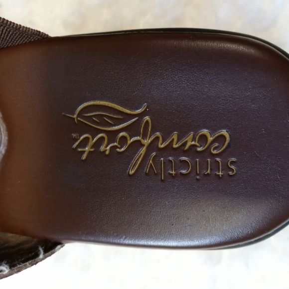 Strictly Comfort Boho Brown Slid-ons - Picture 3 of 7